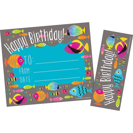 Barker Creek Kai Ola Happy Birthday Recognition Awards and Bookmarks, 30/Set, PK30 437